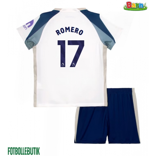 Tottenham Hotspur Cristian Romero #17 Hemmaställ Barn 2025-26 Kortärmad (+ Korta byxor)